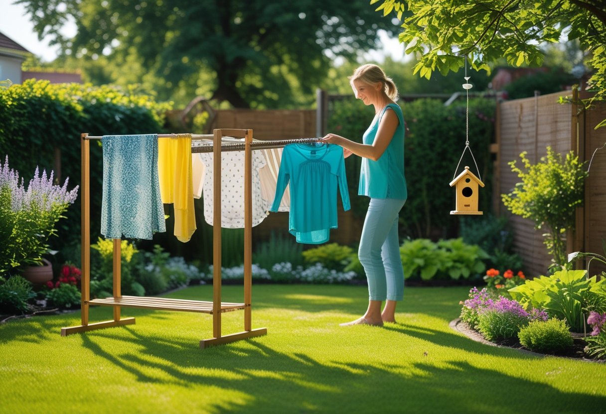 Sådan skaber du en funktionel have med både tørrestativ og foderbræt til fugle i haven